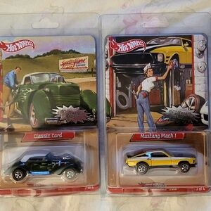 2007 Hot Wheels RLC Rewards Series 4-Car Set - Cord, Mustang, Corvette, Ford NOS